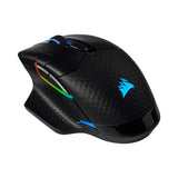 Corsair Dark Core RGB Pro, Wireless FPS/MOBA Gaming optical Mouse with SLIPSTREAM Technology, Black, Backlit RGB LED, 18000 DPI,