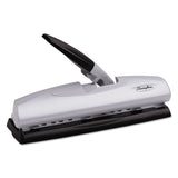 20Sheet Light Touch Desktop 2 or 3Hole Adjustable Punch, 9/32 Holes