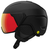 Giro Orbit Spherical MIPS Ski Helmet - Snowboard Helmet with Integrated Shield for Men & Women - Matte Black - Size M (55.5-59cm