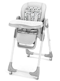 Babilous Foldable High Chair with Soft Cushion, High Chairs for Babies and Toddlers, Height Adjustable Feeding Chair, Adjustable