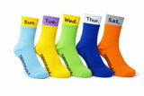 Ketkar Cute Days Of The Week Socks For Boys & Girls | Colorful Funny Crew Socks | Soft & Comfortable Socks | Casual School Wear