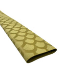 Accering Fishscale Pattern Heat Shrink Tubing for Fishing Rod Fly Rod Cork Grip (f40mm, L3.3ft, Brown Gold)