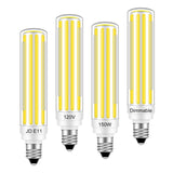 BROLSKUN E11 15W Mini Candelabra Base E11 Bulbs Updated 1500LM Bright for Chandeliers, Ceiling Fan, Table Lamps, Cabinet Lightin