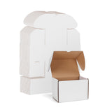 WIFTREY 40 Pack 6X4X4 Small Shipping Boxes, Shipping Box 6 x 4 x 4 for Small Business Packing, White Corrugated Cardboard Mailer