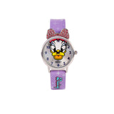 Zoop Disney Daisy Duck Analog Watch With Silver Dial & Purple Strap For Girls Kids, From House Of Titan - 26055Sl01