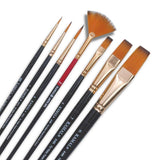 Kamal Artist Quality Mix Brush Set For Acrylic Painting, Oil Painting (Mix Essential Set Of 7)