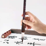 MEGREZ Chinese Calligraphy Brush Kanji Japanese Art Sumi Writing Painting Drawing Practicing Brush for Students and Beginners, L