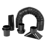 POWERTEC 70208 Dust Collection Flexible Hose Kit, 21/4 , Black