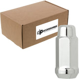 DPAccessories Chrome M14x1.50 Lug Nuts for Aftermarket Wheels - Closed End XL Bulge Acorn - 48mm (1.9) Tall - 19mm (3/4) Hex - B