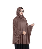 Mehar HijabS Modest WomenS Stylish Instant Sleeve Hijab Solid Polycotton Feel Good Fabric Hanana Sleeve Hijab Free Size (Forma