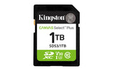 Kingston 1TB Canvas Select Plus SD Card | Up to 150MB/s | Class 10, UHS-I, U3, V30 | SDS3/1TB