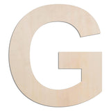 MGTECH 12 Inch Large Wooden Letter G, 1/4 in Thick Big Wood Letter for Crafts and Wall Decor