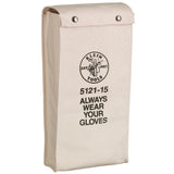 Klein Tools 512115 Glove Bag, No. 4 Canvas, 15Inch