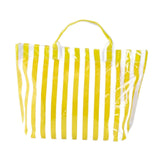 Snappsy Sport Gym Tote Bag Large Capacity Casual Weekend Bag For Travel Vacation Gym Yellow White