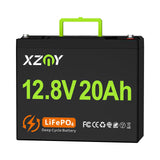 XZNY 12V 20Ah Lithium Battery, 4000+ Cycles 12V LiFePO4 Battery Built-in 20A BMS, Rechargeable 12 volt 20Ah Lithium Battery Perf