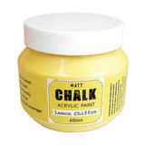 Little Birdie Home Decor Chalk Paint Lemon Chiffon 450ml |Chalk Paint for Wood Furniture, Wall, Home Decor, Glass, Terracotta