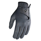 Callaway Golf Opti Color Glove (Worn on Left Hand, Standard, Medium/Large, Charcoal)