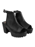 Shoetopia Girls Find Black Heeled Sandal - 7 Uk (Girls-Find-Black),Black,7,B0CQK49B2Z