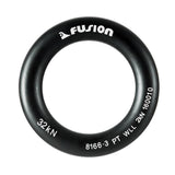 Fusion Climb Perfect Tension Aluminum O-Ring Large 2.625 Matte Black 32KN