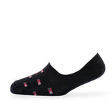 Young Wings MenS_Socks Black Colour Cotton Fabric Design Free Size NoShow Length Casuals & Formals Wear Socks Pack Of 1 M1107
