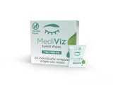 MediViz Tea Tree Eyelid Cleanser Wipes - 30 Single-Use Towelettes - Eyelash & Eyelid Wipes for Soothing Dry Eye Irritation, Demo