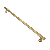 khtumeware Appliance Pull 12 Inch Hole Center 1 Pack Brushed Brass Cabinet Pulls Heavy Duty Solid Warm Brass Kitchen Drawer Hand