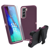 NUFR Enhanced Case for Samsung Galaxy S21 FE 5G, Military Grade Protective, Shockproof & Dropproof, Dust-Proof, Compatible with