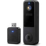 Belleye DB4 2K Battery Video Doorbell, Smart Wireless Doorbell Camera with Ring Chime, Live View with Two-Way Talk, AI Detection