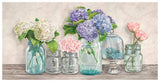 Flowers In Mason Jars-Paper Art-74,,X38,,