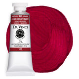 DA VINCI PAINTS Professional Artist Oil Paint, Cadmium Orange, 37mL