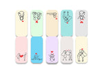 woopme Set of 5 Magnetic Colorful Drawing Art Bookmark for Book Lovers Readers Students Gift Magnetic Page Clips Folding