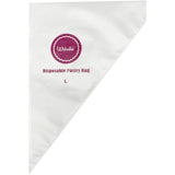 Webake 16 Inch Disposable Pastry Bags - 100pcs Large Icing Piping Bags for All Size Tips Couplers