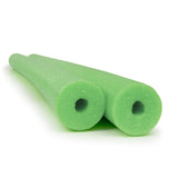 2 Pack Oodles Jumbo 55 Inch x 3.5 Inch Jumbo Swimming Pool Noodle Foam Multi-Purpose Lime Green