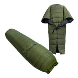 onewind Camping Sleeping Bag for Adults, Wearable Hammock Sleeping Bag Ultralight Backpacking Quilt with Draft Collar and Footbo