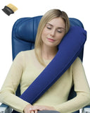 Kyraton Travel Cross Pillow One Side Ultimate With Car Cleaner Brush Travel Neck Pillow Adjustable Best Accessory For Airplane,