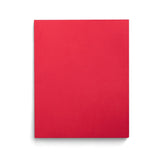 Staples 578547 School Grade 2 Pocket Folder with Fasteners Red 25/Box