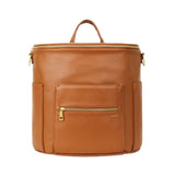 FAWN DESIGN The Original Diaper Bag, Faux Leather Diaper Bag Backpack, Adjustable Detachable Straps, 12 Pockets, Large Capacity