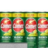 Comet Lemon Cleaner 21 oz each (pack of 4) with pumic Stone