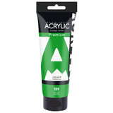 AUREUO Green Light Acrylic Paint, 4 Fl Oz / 120ml Single Tube, Rich Pigment Art Craft Paints for Canvas, Rock, Stone, Wood, Fabr