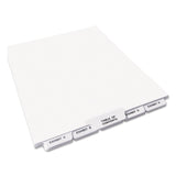 Avery 11376 Legal Dividers, Exhibit AZ Bottom Tabs, 81/2 x 11, 27 Tabs/ST