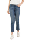 INKD Women's Stretchable Straight Fit Jeans (Aegean, 34)