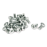 uxcell M6x15mm Male Thread Phillips Flat Head Bolt Screw Suitable for Double Bed Furniture TV Rack Wall Hanging 20pcs