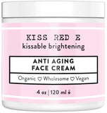 KissRedE Anti Aging Face Cream. Best Anti Wrinkle Cream Moisturizer For Face, Hands, Neck. Reduce Wrinkles, Fine Lines, Crows Fe