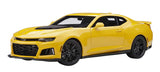 Autoart Chevrolet Camaro ZL1 Bright Yellow 1/18 Model Car
