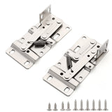 Chibery 2 Pack Tip Out Tray Hinges, Scissor Hinges for Kitchen Sink or Bathroom Cabinet Organizer, Sink Front Drawer, Compatible Both Face Frame & Frameless - Nickel Plated Steel