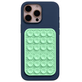 OCTOBUDDY Textures Mermaid Dragon - Silicone Suction Phone Case Adhesive Mount - Hands-Free Grip with 24 Suction Cups for Videos
