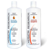 Sulfate Free Shampoo & Conditioner 2x 1000ml Bottles Value Set infused with Moroccan Argan Oil, By Keratin Research post keratin
