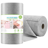 Microfiber Cleaning Cloth Roll Reusable Washable Wiping Towels for Kitchen Bathroom Surface Cleaning (25 * 25 CM) (20 Sheet)