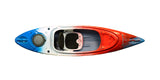 Perception Kayaks Flash 9.5 | Sit Inside Kayak for Fishing and Fun | Two Rod Holders | Multi-Function Dash | 9' 6 | Red White Bl