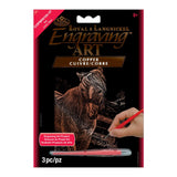Royal Brush COPMIN103 Copper Foil Engraving Mare Art Mini Kit, 5 by 7